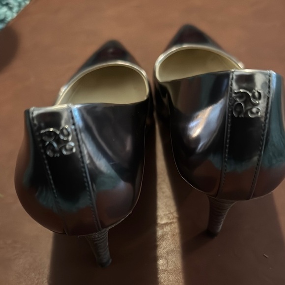 Coach Silver Heels Pointed Toe Pumps - Picture 8 of 13